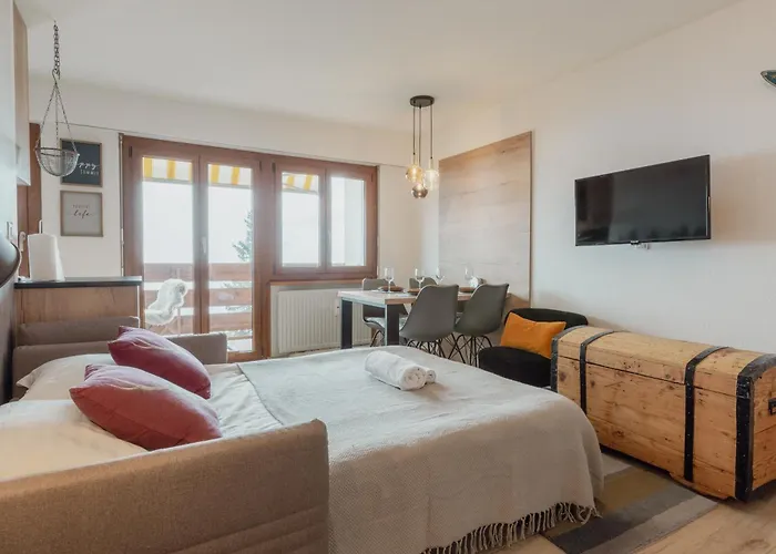 Apartamento Rénové Avec Vue Imprenable Sur Les Alpes Crans-Montana
